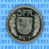 CHF___5.00 2014 -vz 5 Franken