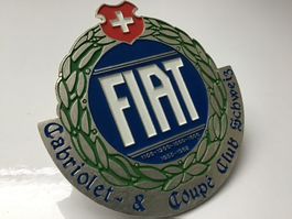 Email Emblem/Signet/Plakette "FIAT CABRIO-COUPE CLUB CH"