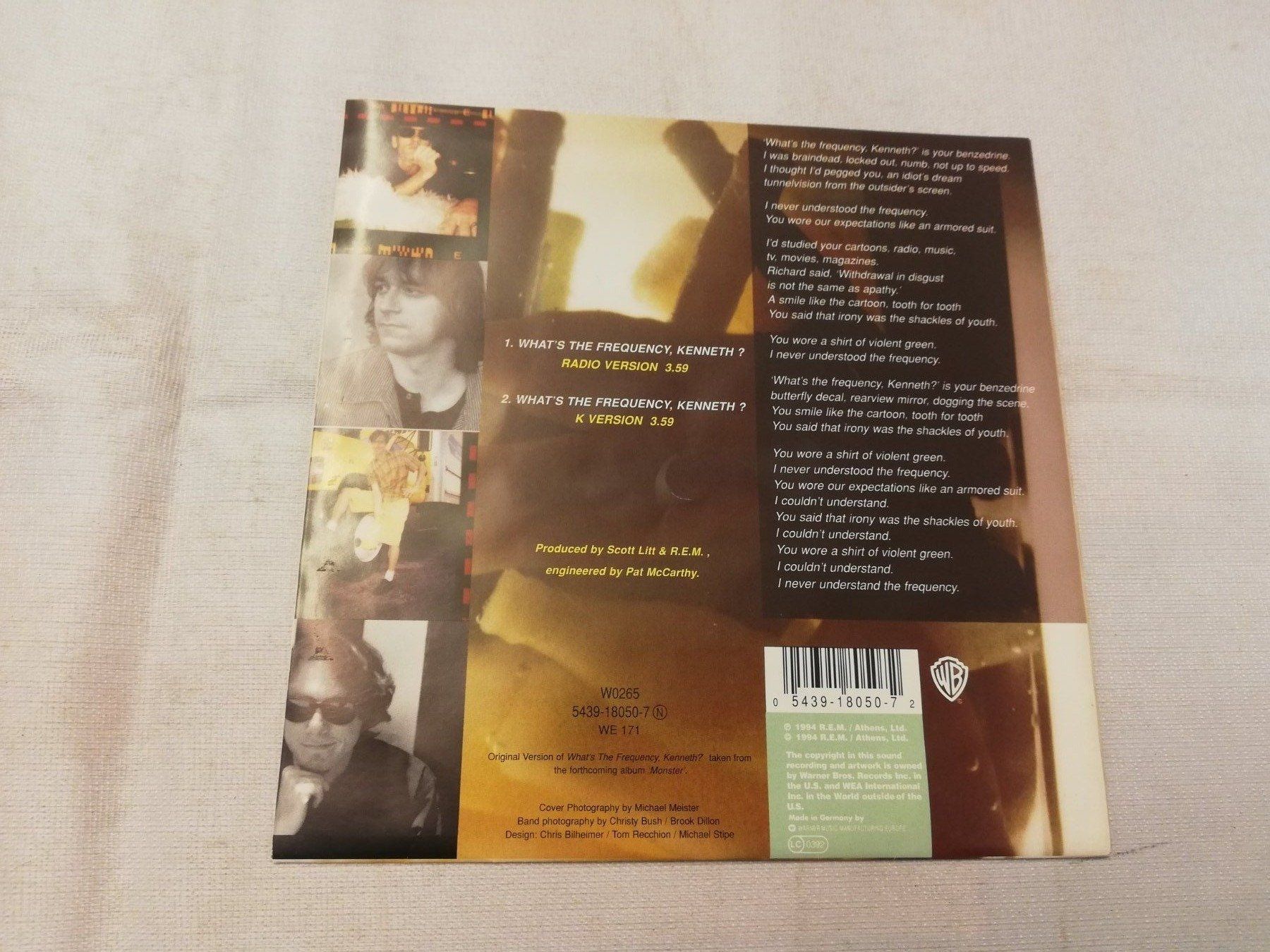 Dischi in vinile: R.E.M. - WHAT'S THE FREQUENCY, KENNETH? (SINGLE 7") – Usato da Bern venduto da Vinylsound.ch 1