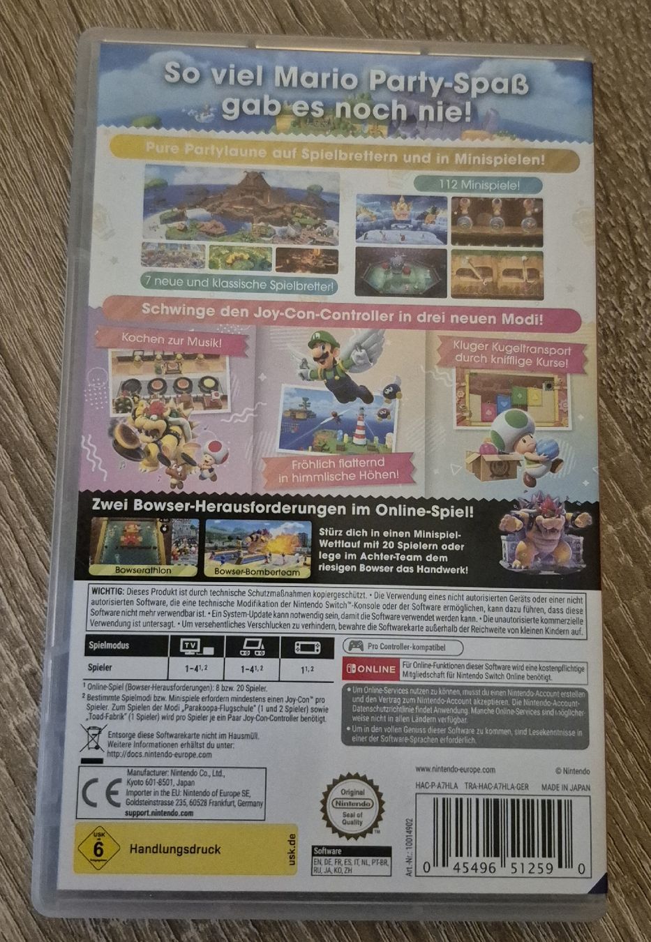 Nintendo Giochi: SUPER MARIO PARTY JAMBOREE 2024 DEUTSCH SWITCH SWITCH 2 JEU – Usato da Grand-Lancy venduto da luc111 1