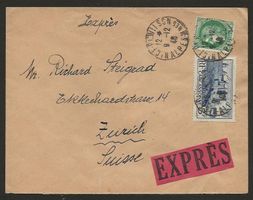 Frankreich  1940 Expressbrief von Frankreich (Alpes Mmes)