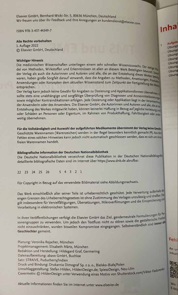 Libri: TMS/EMS Vorbereitungs-Sammlung – Usato da Basel venduto da Schmutpa 2