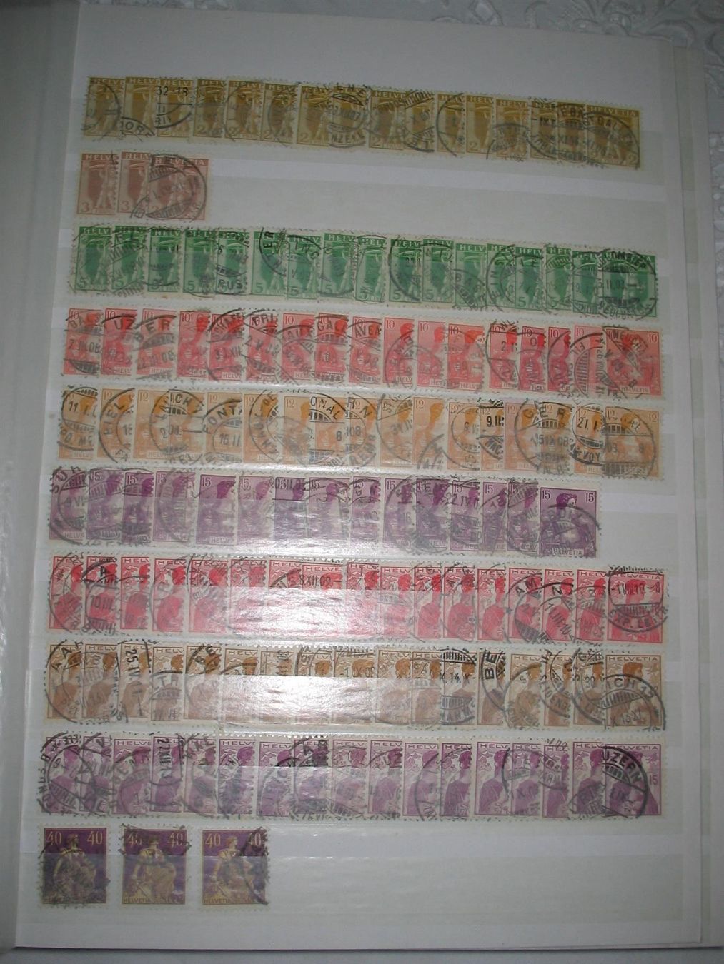 Tous les timbres: Investorposten Frei-Werbemarken gest. – D'occasion à Winterthur par Kyoung 1