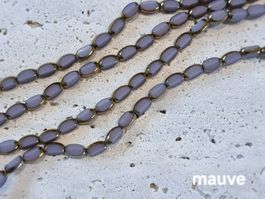 Glasperlen mit Goldrand - DIY, Schmuck, Handarbeit, Kreativ