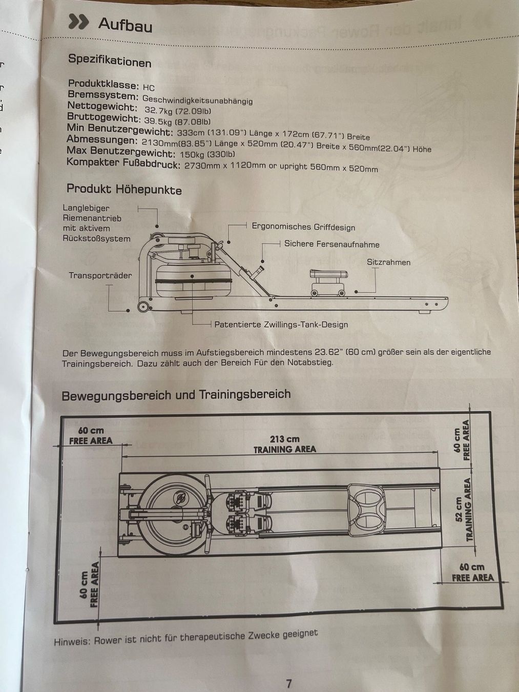 Kettler Hometrainer: Kettler Rudergerät Aquarower 700 – Usato da Matzendorf venduto da nic_zft8 3