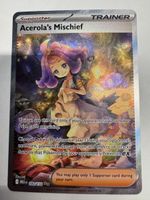 Pokemon Karte: Acerolas Unfug / Acerola's Mischief  ✨ 58