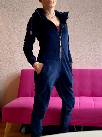 Naketano Overall/Jumpsuit, dunkelblau, Gr. S, Neuwertig