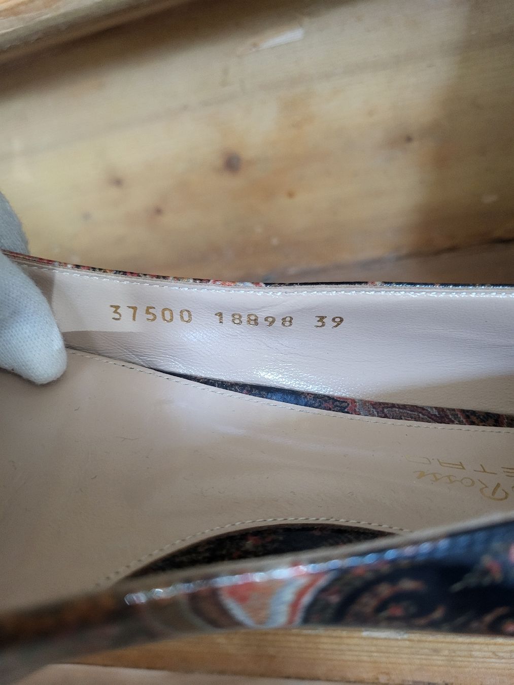 Gianvito Rossi Damenschuhe: Gianvito Rossi Etro Flats – Neu (gemäss Beschreibung) aus Zweisimmen von Adorable 4