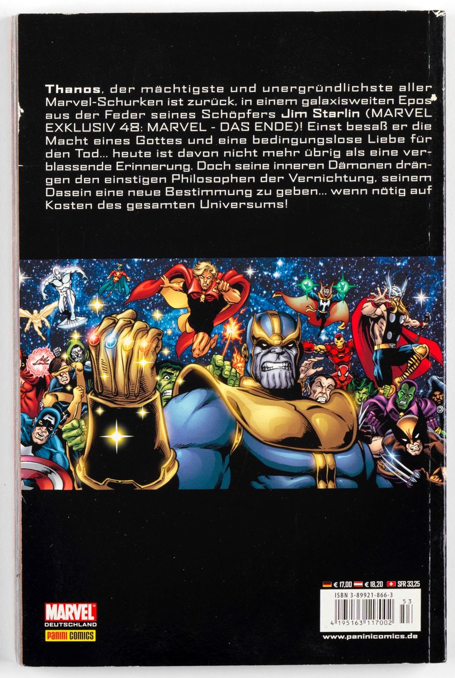 Fumetti: MARVEL EXKLUSIV #53: THANOS – Usato da St. Gallen venduto da kobayashi-maru 1