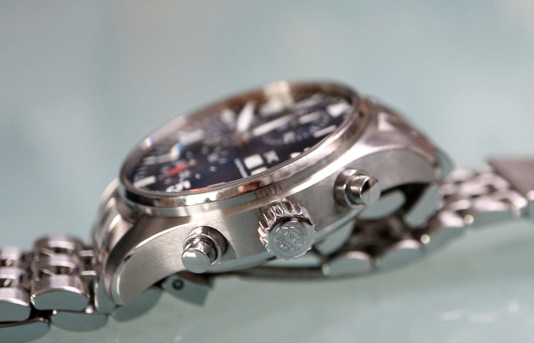 IWC Uhren: IWC Pilot Chronograph 41 - mit Papieren und Original-Box – Gebraucht aus Bülach von Uhrenwerkstatt 4