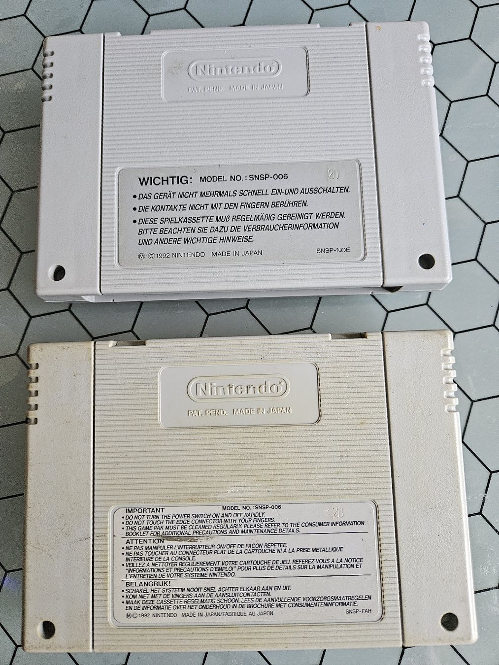 Nintendo Jeux: 2 jeux super Nintendo  – D'occasion à Genève par Pedro67 1