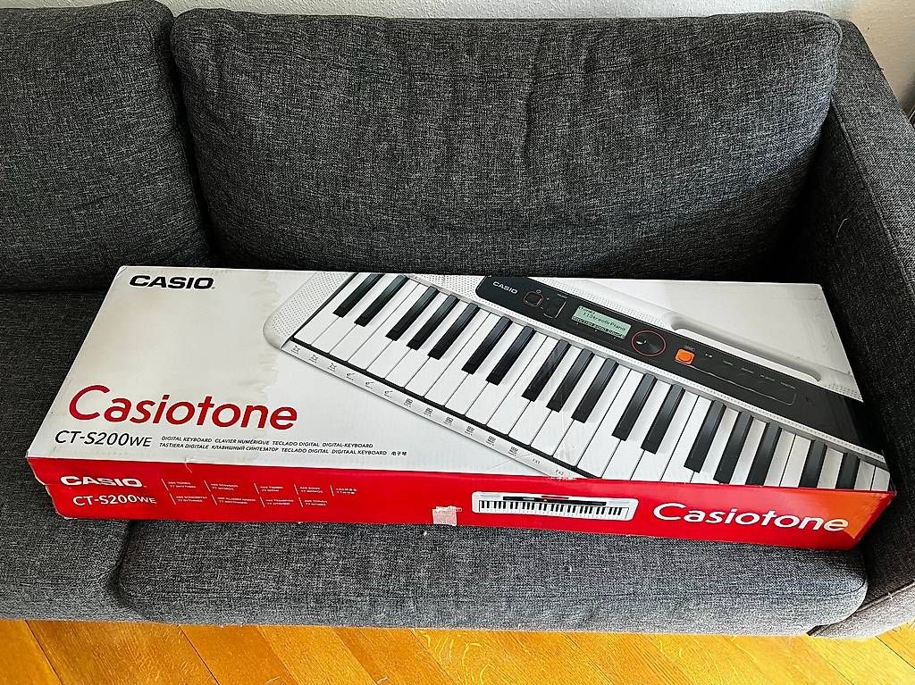 Musikinstrumente: Clavier Casiotone CT-S200 WE (blanc) – Gebraucht aus Lausanne von rom_fn9y 4