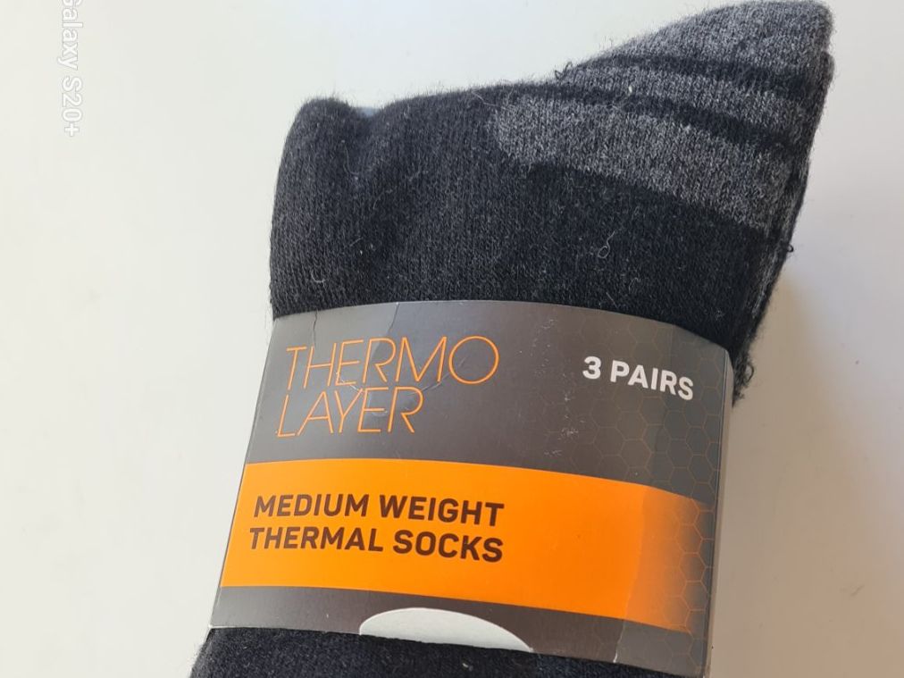 Calze: 3 St.Thermo Layer Socken, mitteldick, warm, M Gr. 39-42 – Nuovo (secondo la descrizione) da Aldesago venduto da ant_zk5q