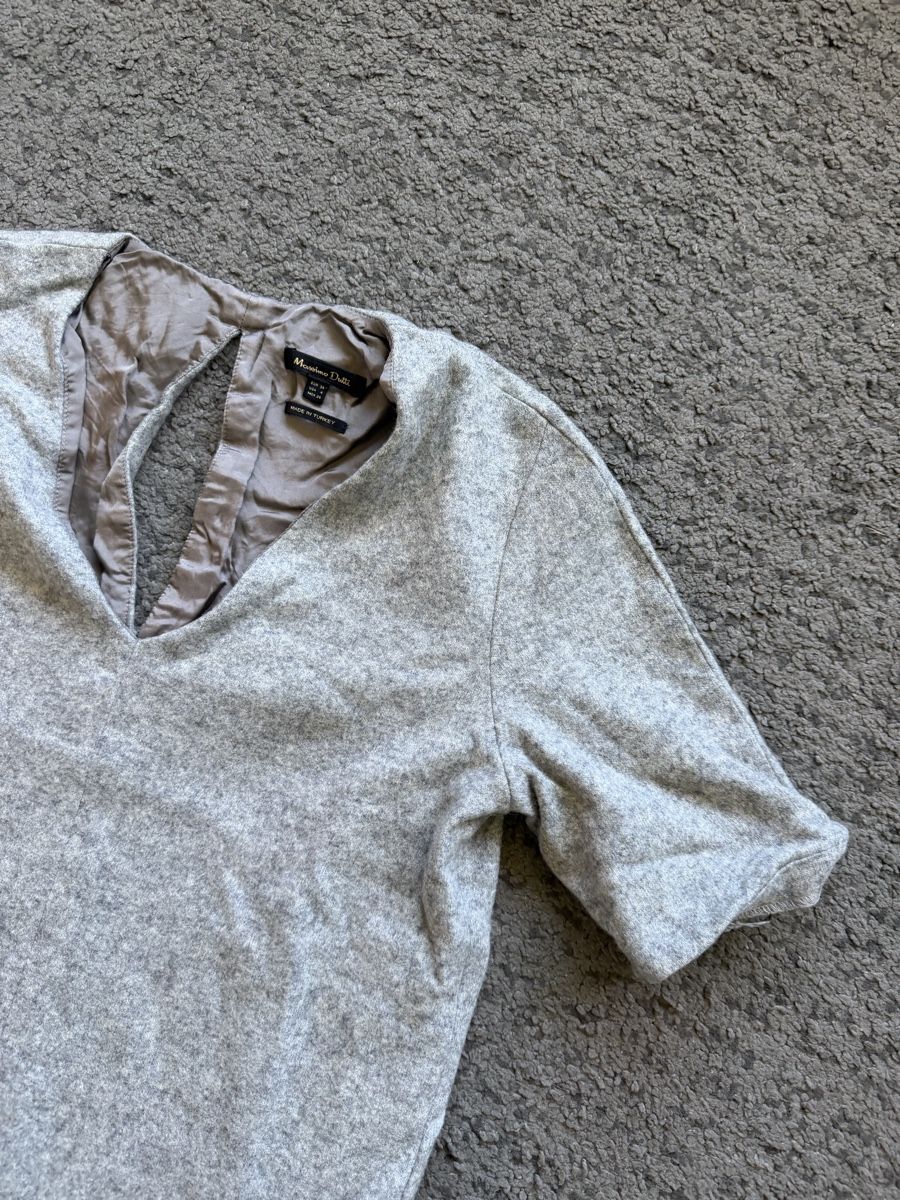 Massimo Dutti Vestiti: Robe Massimo Dutti grise taille 36 bon état – Usato da Genève venduto da eth_6qs6 1