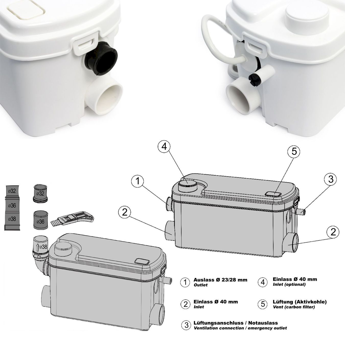 Robinetterie: XPOtool 3/1 Hebeanlage 250W – Neuf avec emballage d'origine à Bottighofen par zaap 7