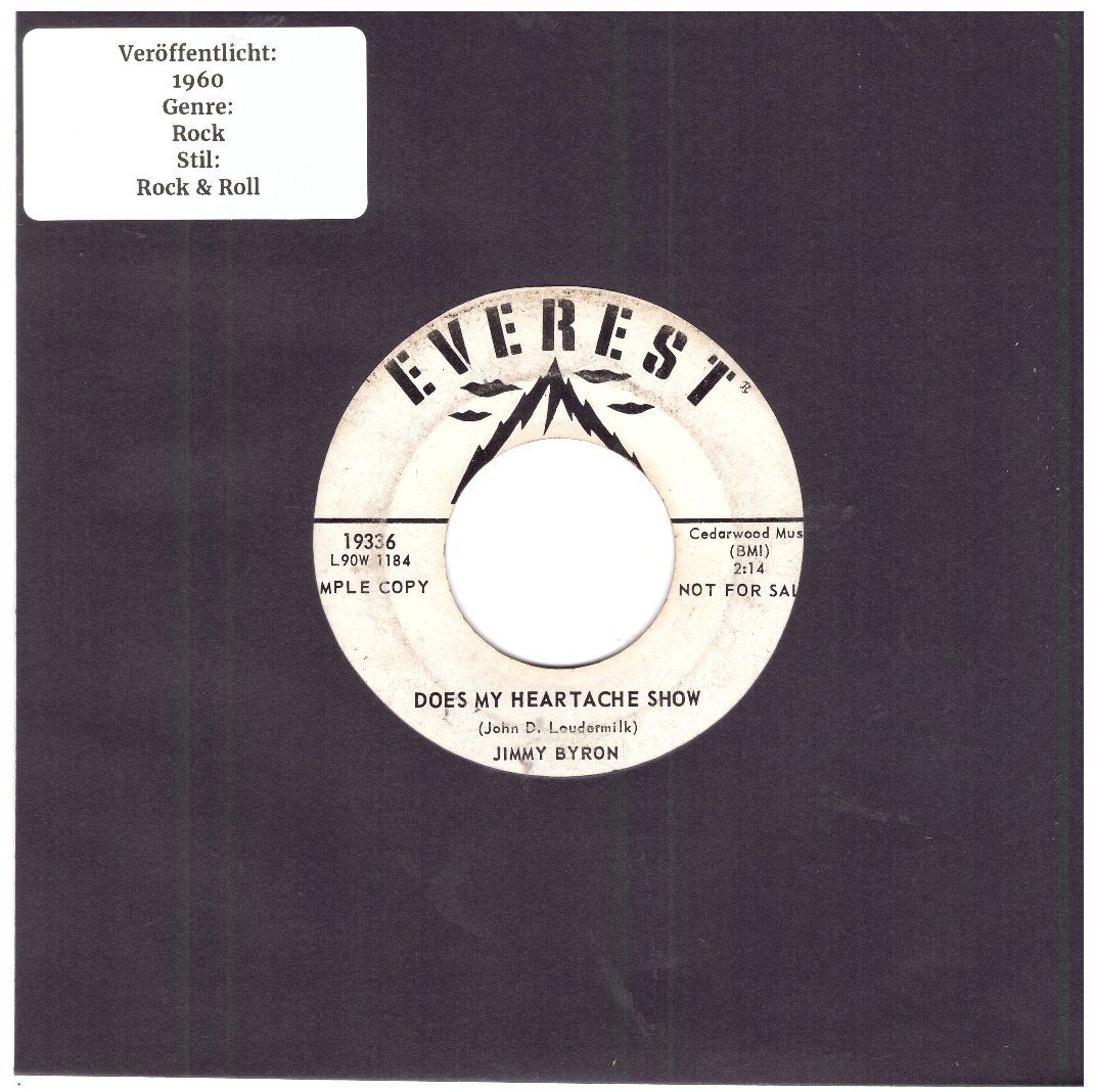 Dischi in vinile: JIMMY BYRON – Usato da Bassersdorf venduto da house-of-vinyl