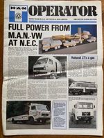 MAN & VW Volkswagen Truck & Bus Prospekt Grossbritannien UK