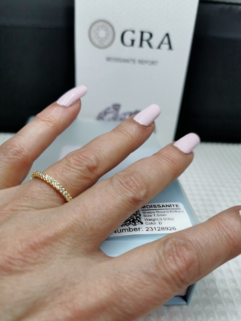 Anelli: Bague argent avec diamants de moissanite certifiés GRA – Nuovo e nell'imballaggio originale da Reconvilier venduto da Tsma67 6