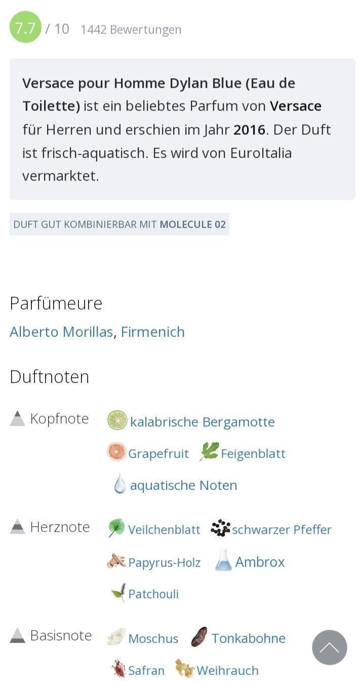 Versace Profumi & Eau de Toilette: 5 ml VERSACE DYLAN BLUE ABFÜLLUNG – Nuovo (secondo la descrizione) da St. Gallen venduto da CaliSunshine 3