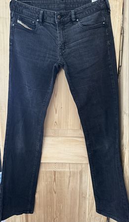 Diesel Ronhary Stretch Jeans W32 L34 Grau Y2K Low Waist Vint