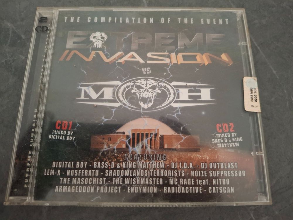 Extreme Invasion vs. Masters Of Hardcore (2xCD, Mixed) (Gebraucht) in ...