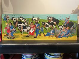 Tableau Fête Désalpe à la Fribourgeoise