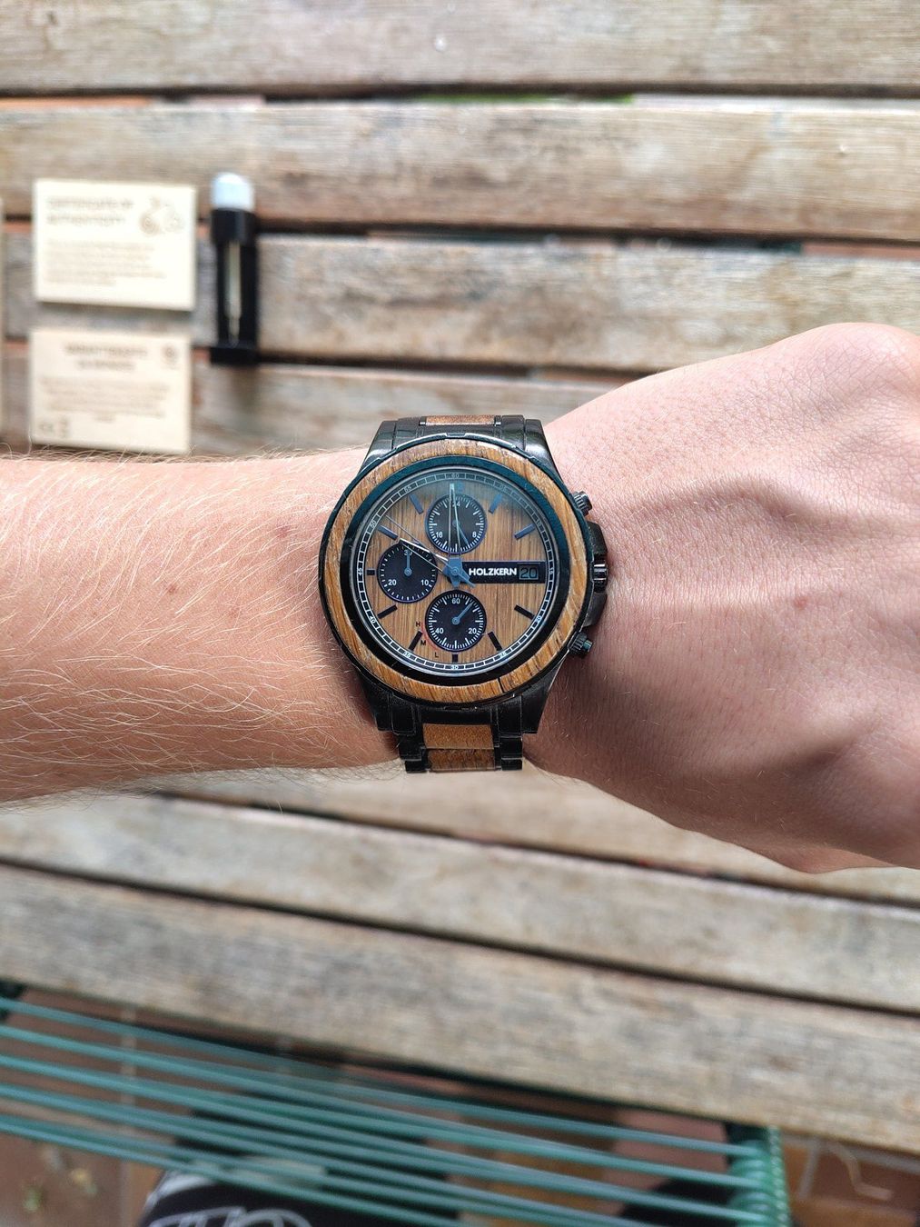 Uhren: Holzkernchronograph Missoula Eiche – Gebraucht aus Bubendorf von marsium 3