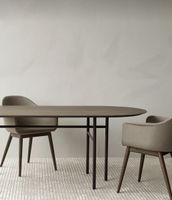 Chaise Audo Harbour beige et noyer Norm architects