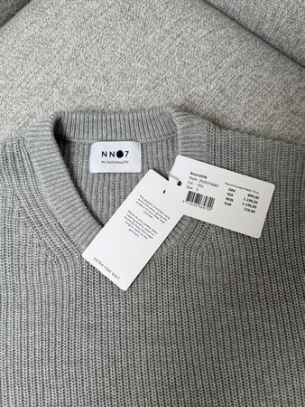 NN07 Herrenpullover, Gr. S, neu mit Etikett, grau
