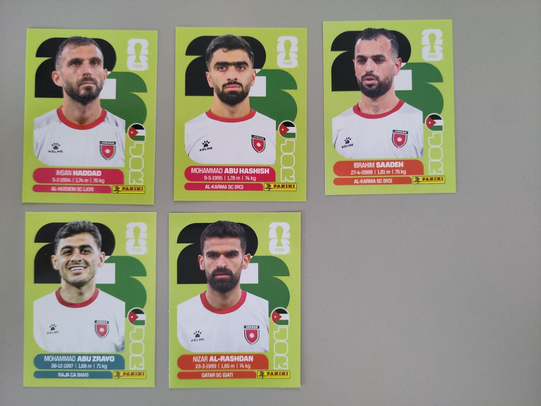 Panini Carte collezionabili: FIFA Panini Jordan (JOR) – Usato da Bern venduto da gil_rkx8
