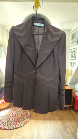 Luxury vintage Walter Gross brown blazer