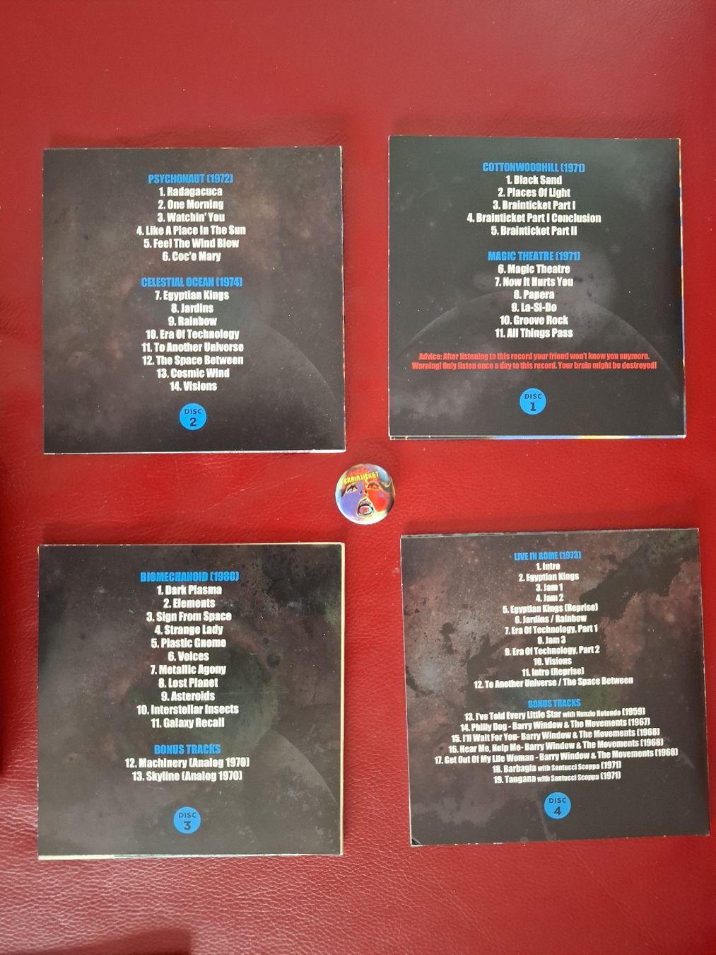 CDs: Brainticket - coffret 4 CD avec poster et badge – Gebraucht aus Moutier von Carambaaa 2