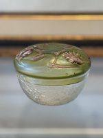 Deckeldose irisierendes Glas wohl 1960er/70er Jahre