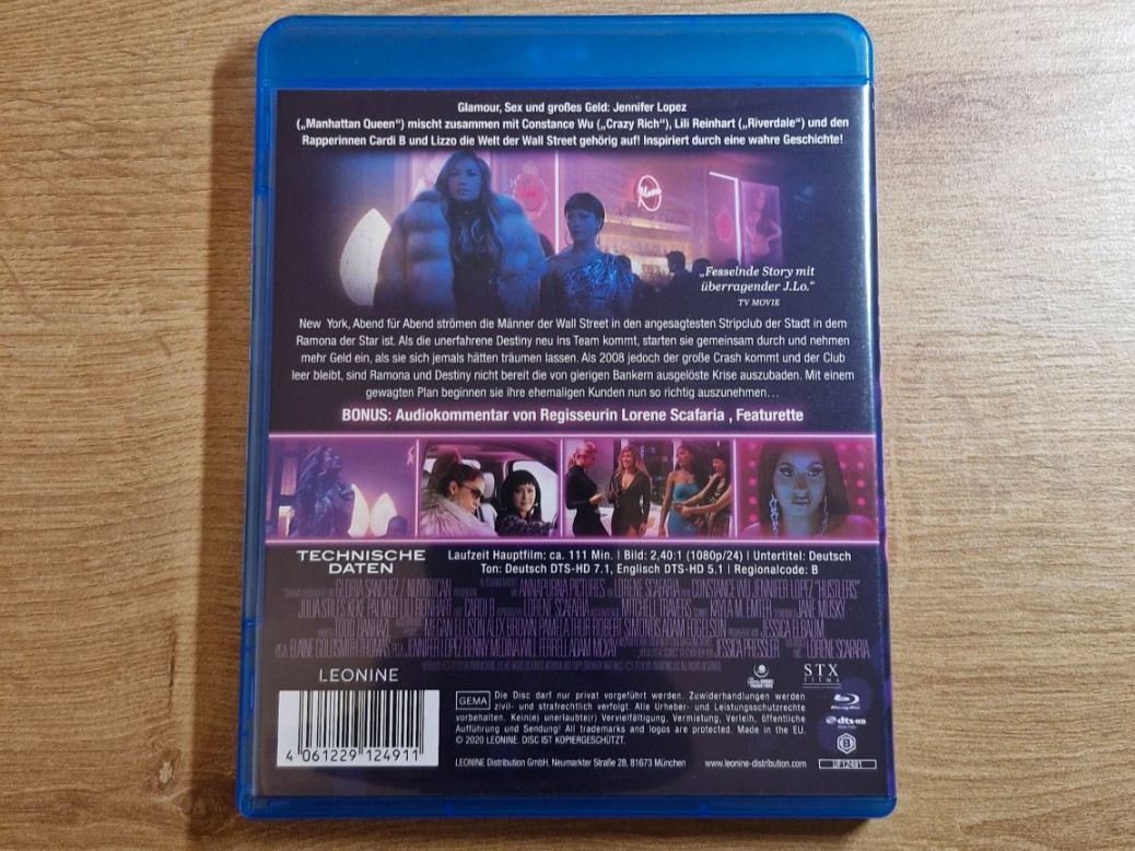 Tutti i DVDs: Hustlers (2019) Bluray – Usato da Pfungen venduto da Whitie 1