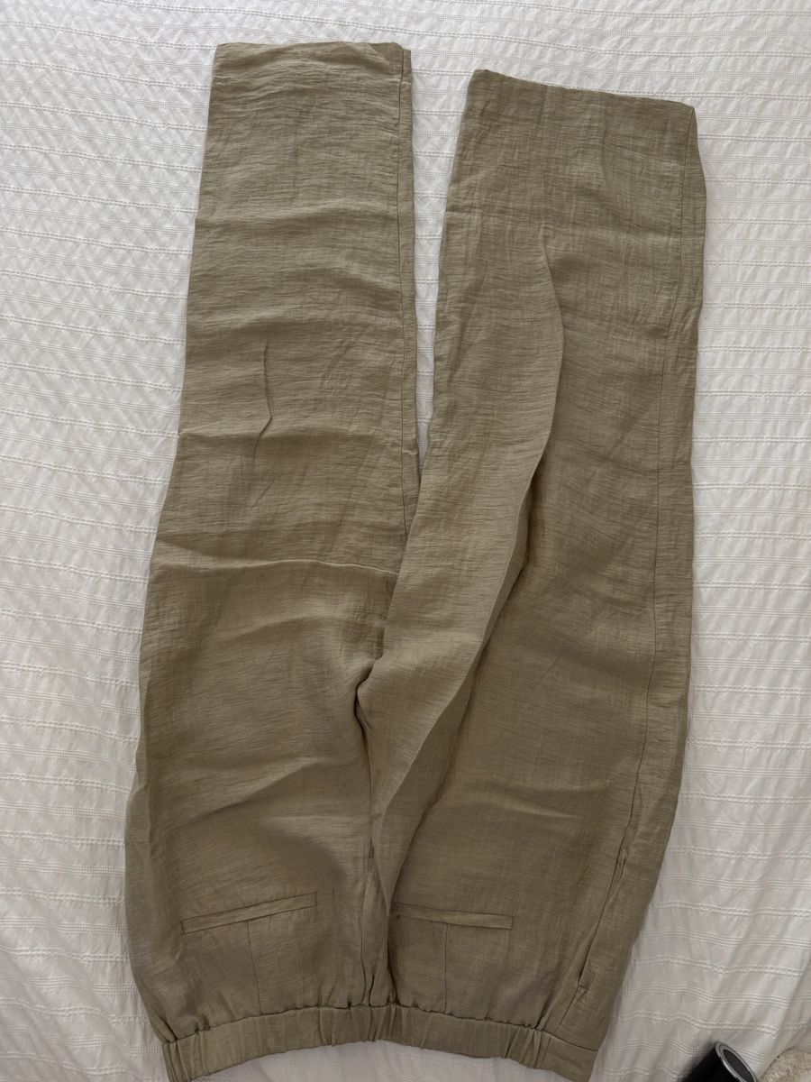 Massimo Dutti Pantaloni: Massimo Dutti Hose Damen Grösse 36 beige Leinen – Usato da Zürich venduto da sin_v92m 3