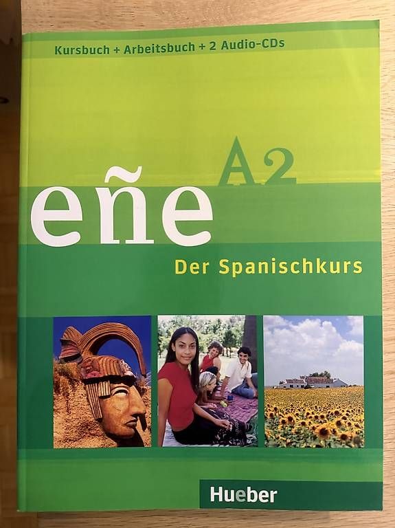 Bücher: eñe a2 Kursbuch + Arbeitsbuch + CDs – Neu und originalverpackt aus Zürich von Olenka1801