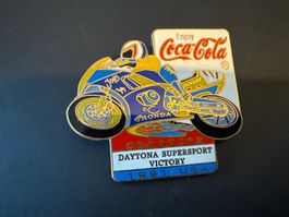 Pin Coca Cola Motorrad Auto Rennen limitiert #2