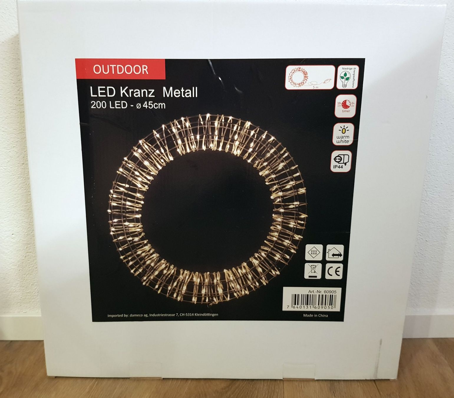 Tutte le decorazioni: LED Kranz 45cm outdoor – Nuovo e nell'imballaggio originale da Fällanden venduto da bib_7vpx