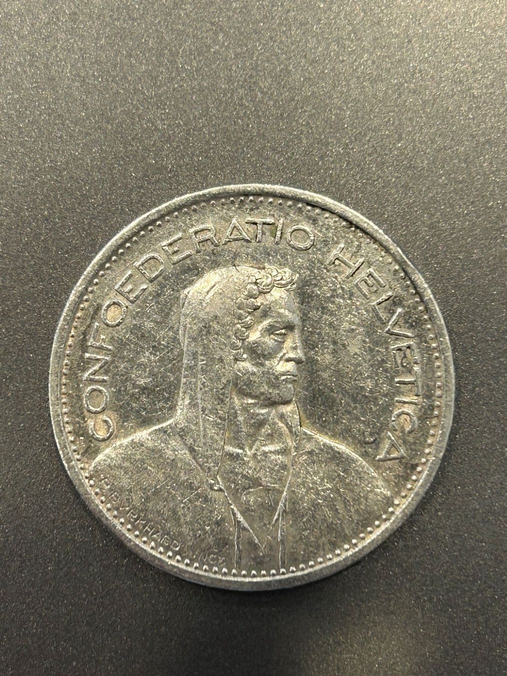 Tutti le monete: 1mal 5 franken 1952  rarr – Usato da herisau venduto da hb_gold 1