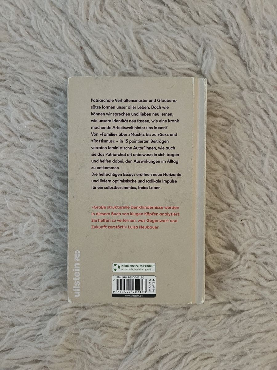 Libri: Buch Unlearn Patriarchy – Usato da Zürich venduto da sop_xbd7 1