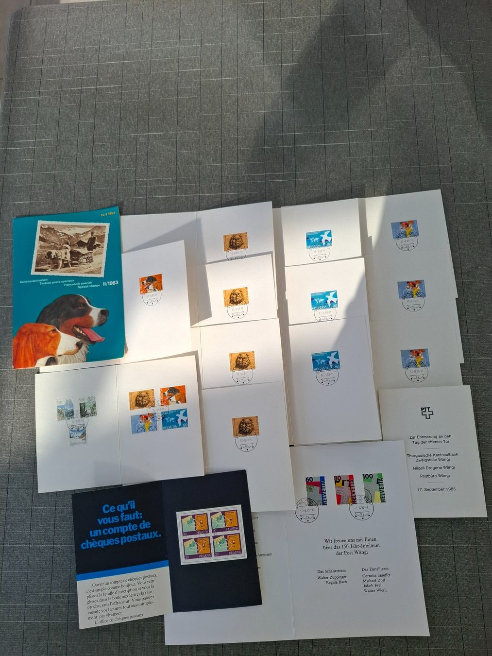 Alle Briefmarken: Briefmarken, Postmarken, Sammlung, Postkarten – Gebraucht aus Eschlikon von Timotwo