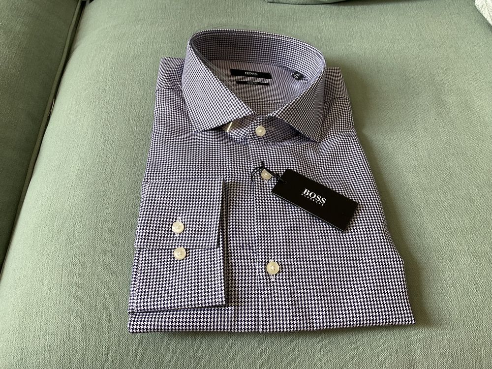 Hugo Boss Hemd Neu mit Label Slim Fit Größe 45 (Nuovo e nell ...