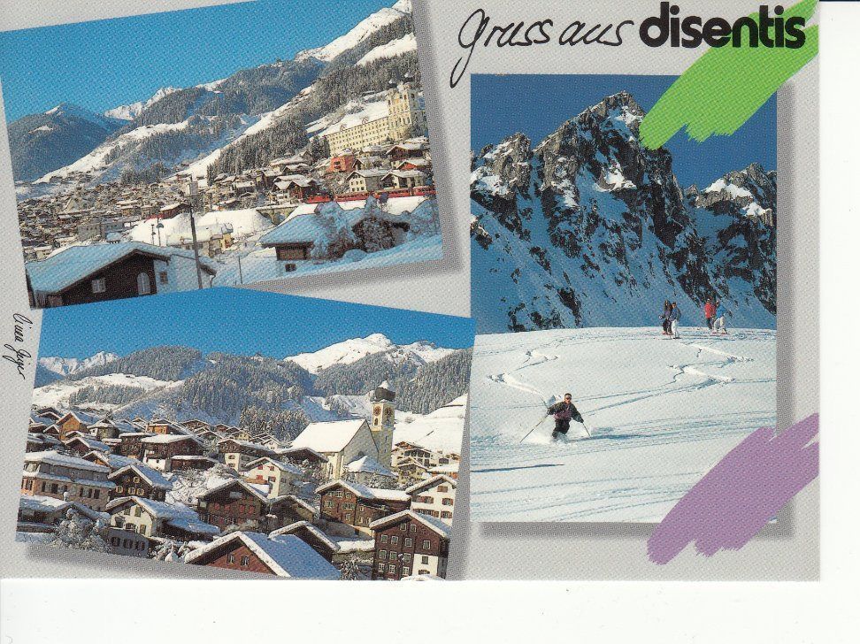 Cartoline postali: Disentis um 1995 – Usato da Bürglen TG venduto da StampGraf