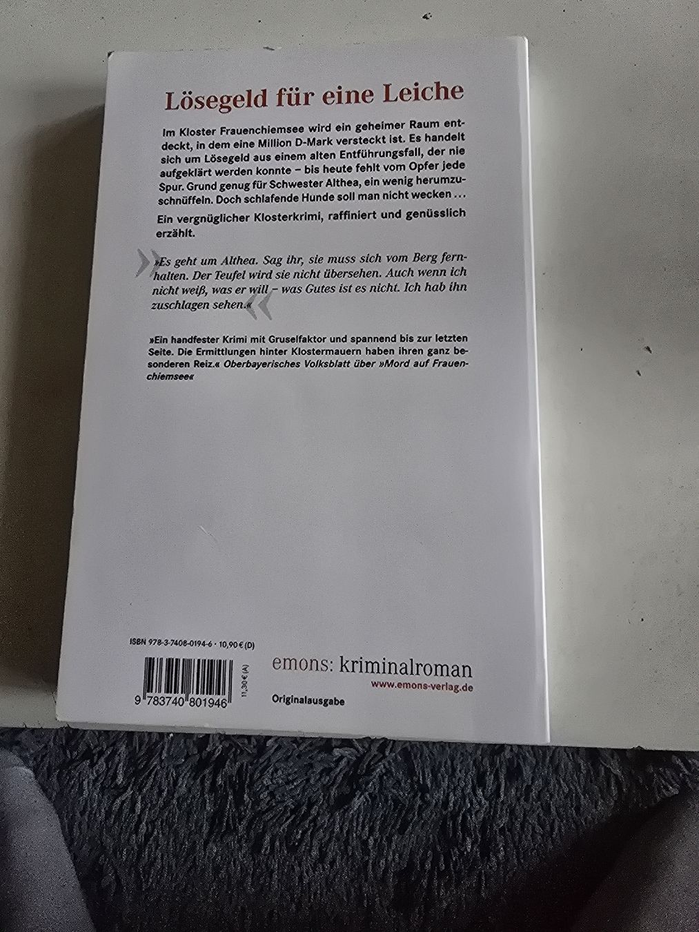 Bücher: Der Teufel vom Chiemsee - Krimi – Gebraucht aus Oberbüren von Elk2025 1