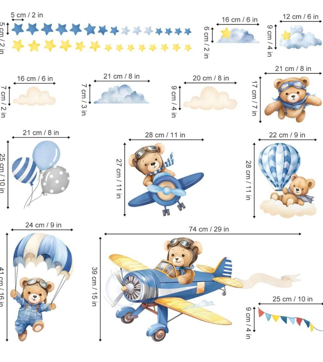 Tutte le decorazioni: Wandtatoo Kinderzimmer – Nuovo e nell'imballaggio originale da Rütihof venduto da jas_77cr 1