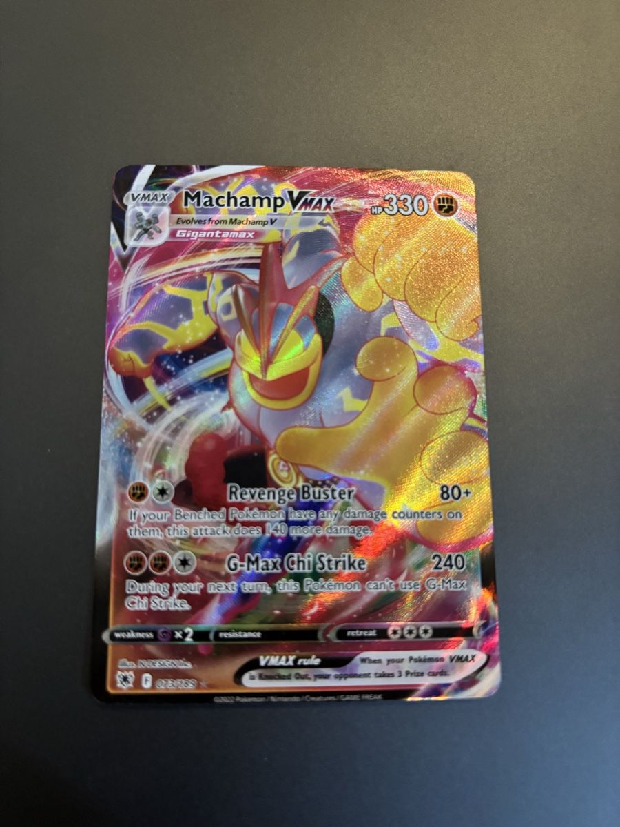 Pokémon Sammelbilder & Trading cards: Machamp VMAX - Pokémon, Ottime Condizioni – Neu (gemäss Beschreibung) aus Bellinzona von TheCarden