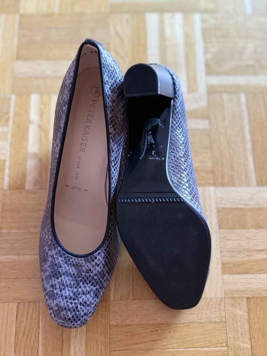 Kaiser Chaussures femmes: Peter Kaiser Echtleder Pumps Serpentinenmuster Gr. 39 – Neuf (Voir description) à St. Gallen par mania03 5