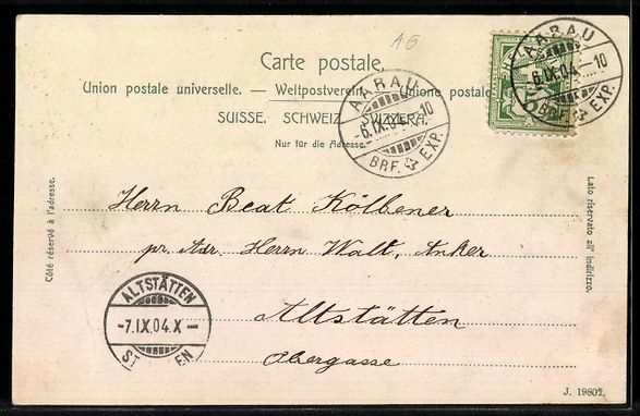 Ansichtskarten: AK Schöftland, Kirche – Gebraucht aus Berlin von bartko-reher 1