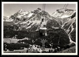 AK Arosa, Luftseilbahn Weisshorn, 1. Sektion