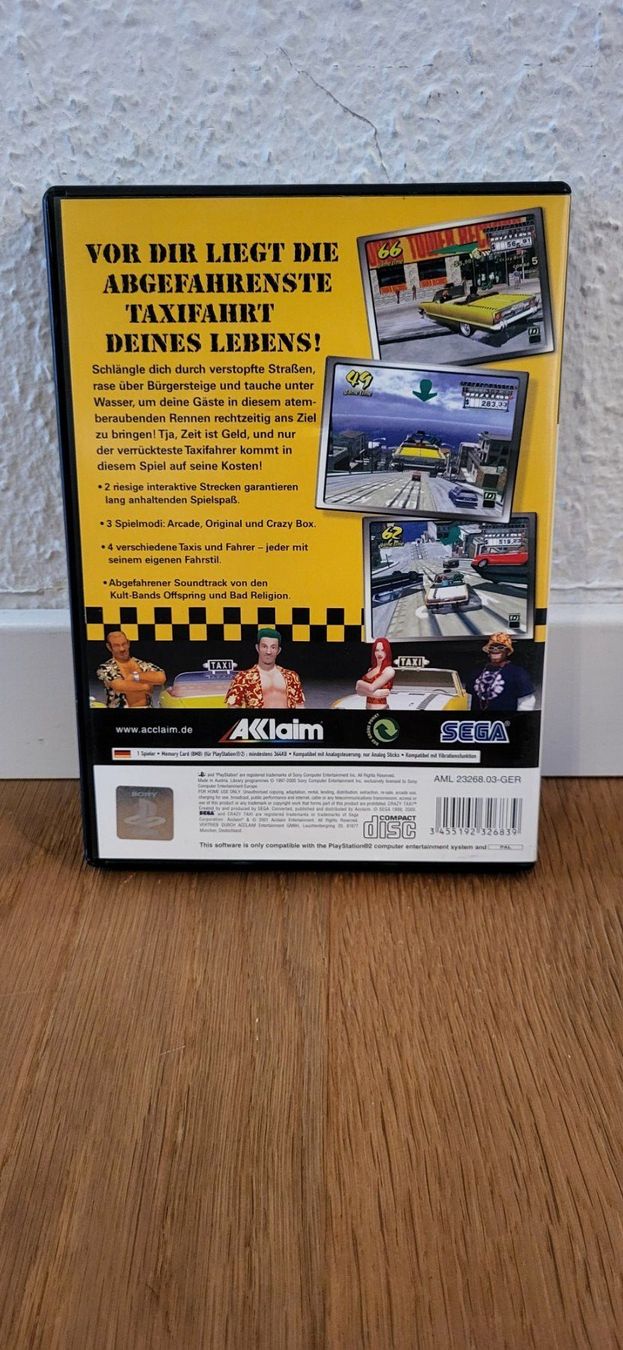 Sony Giochi: PS 2 - Crazy Taxi – Usato da Münsingen venduto da DigitaleSpielecke 1